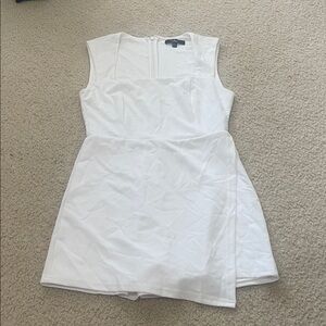 Lulus White Skort Mini Dress M